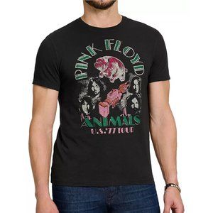 John Varvatos Star USA Men's Pink Floyd Animals Tour Graphic T-Shirt Black